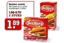 alle soorten bekcers snacks