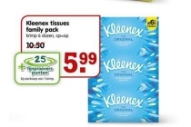 kleenex tissues family pack