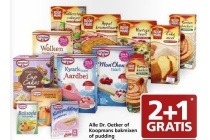 alle dr oetker of koopmans bakmixen of pudding