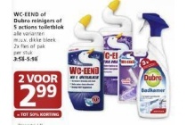 wc een of dubro reinigers of 5 actions toiletblok