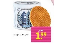 blikje met 8 stroopwafels