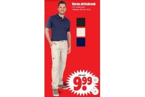 heren afritsbroek