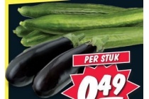 komkommer of aubergine