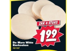 de maro witte eierkoeken