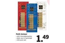 petit amour mini chocoladestaafjes