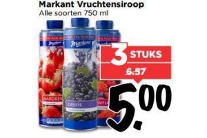 markant vruchtensiroop