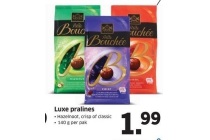 luxe pralines