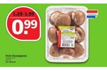 kastanje champignons