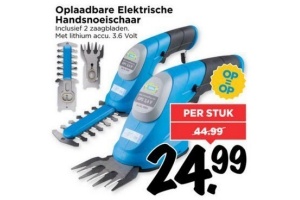 oplaadbare elektrische handsnoeischaar