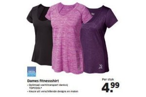 dames fi tnessshirt