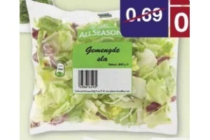 gemengde sla