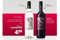 via italia pinot grigio montepulciano d abruzzo grillo of sangiovese