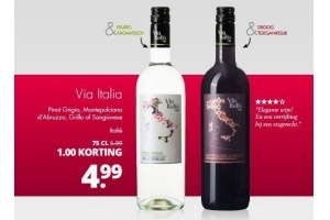 via italia pinot grigio montepulciano d abruzzo grillo of sangiovese