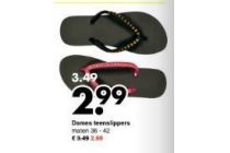 dames teenslippers