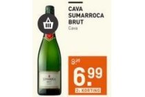 cava sumarroca brut voor eur6 99