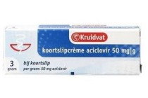 kruidvat koortslipcreme aciclovir 50 mg g