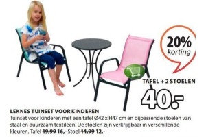 leknes tuinset voor kinderen