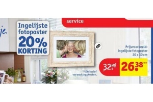 ingelijste fotoposter