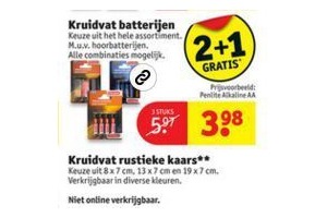 kruidvat batterijen