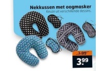 nekkussen met oogmasker