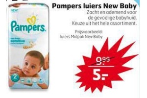 pampers luiers new baby