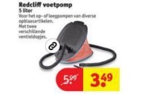 redcliff voetpomp