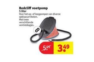 redcliff voetpomp