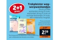 trekpleister wegwerpwashandjes