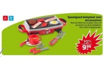 speelgoed bakplaat met accessoires