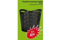 flexibele wasmand rattan