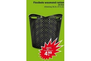 flexibele wasmand rattan
