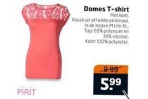 dames t shirt