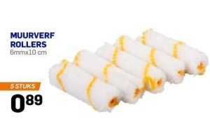 muurverf rollers