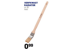 verfkwast radiator