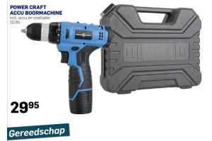 power craft accu boormachine