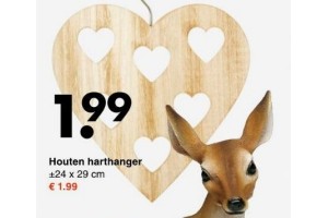 houten harthanger