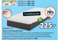 gold s100 springmatras 80x200cm eur225