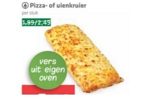 pizza of uienkruier