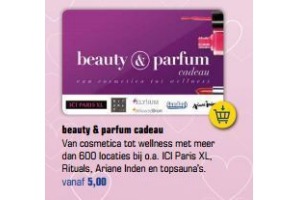 beauty en parfum cadeau