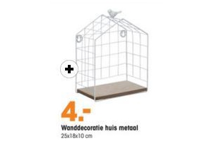 wanddecoratie huis metaal