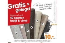 40 soorten tapijt en vinyl