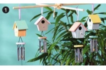 vogelhuisje met windgong