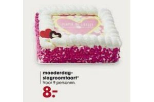 moederdag slagroomtaart