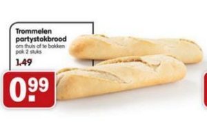 trommelen partystokbrood