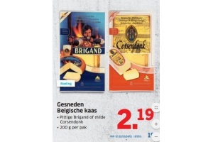 gesneden belgische kaas