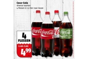 coca cola 4 flessen 1 5 l