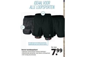 heren hardloopshort