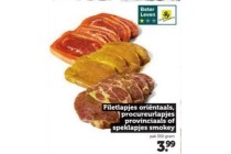 filetlapjes orientaals procureurlapjes provinciaals of speklapjes smokey