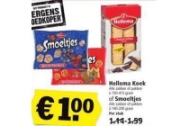 hellema koek of smoeltjes