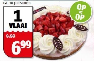 moederdag verse aardbeienvlaai